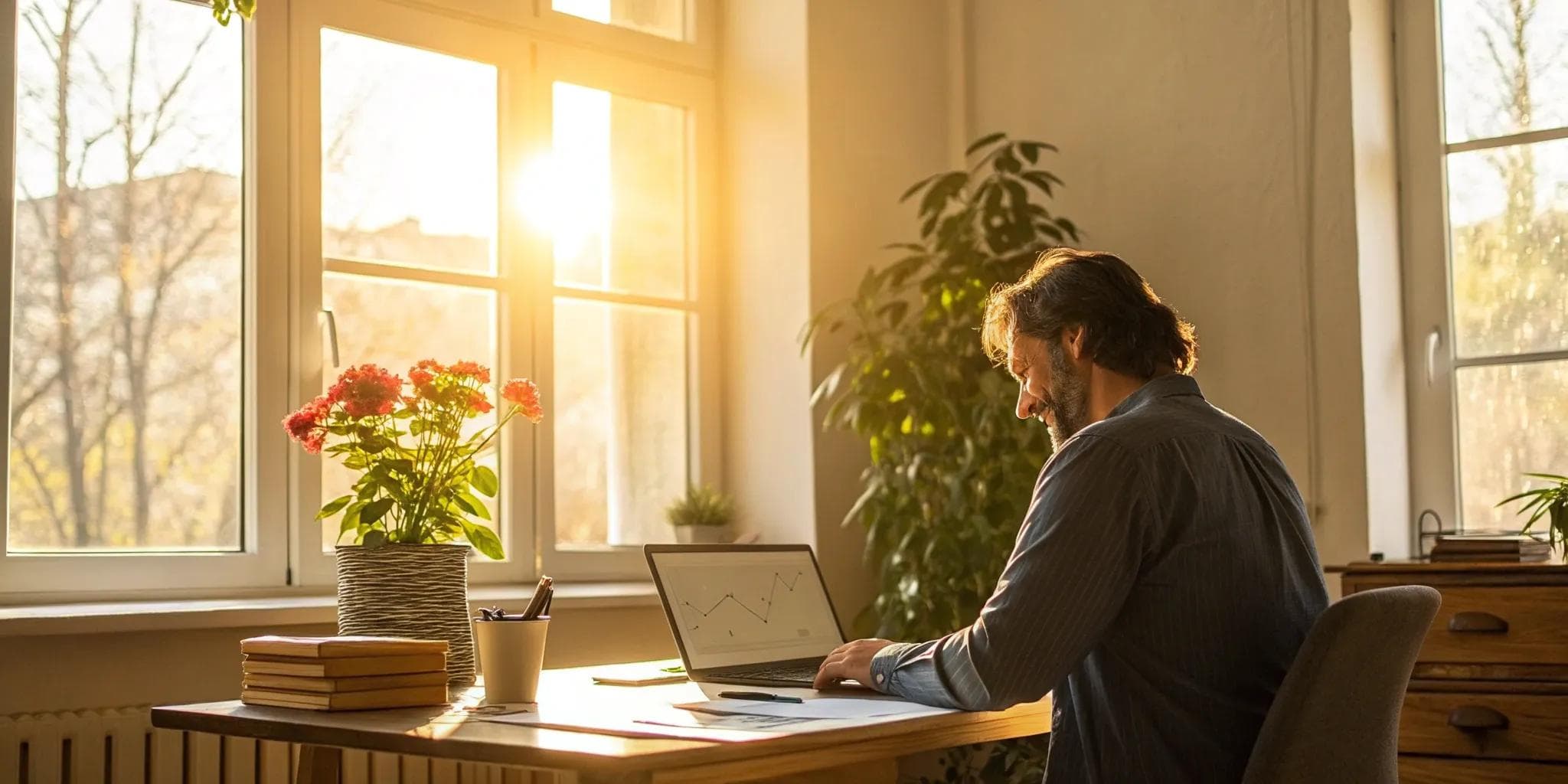 Startup owner applying for easy approval business loans with bad credit on a laptop.